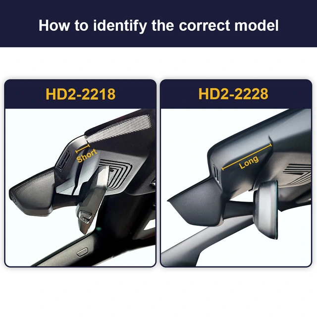 FITCAMX Integrert 4K Dashcam (foran+bak) BMW iX (2022 ->) (HD2-2218) 