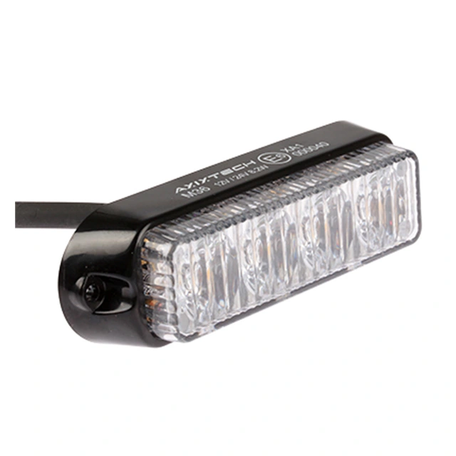 Axixtech Stealth LED M36 varsellys Oransje, 12/24V, ECE R65, ADR 