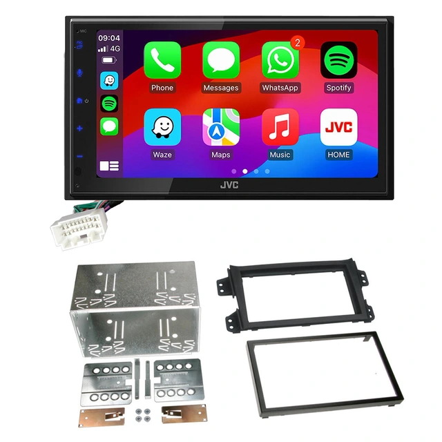 JVC KWM695DBW Bilradiopakke Opel Agila (2008-2015) 