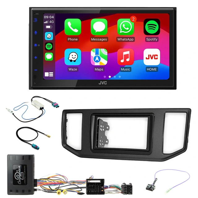 JVC KW-M595DBT Bilradiopakke VW Crafter/MAN TG-E (2017-2024) m/Comp. 