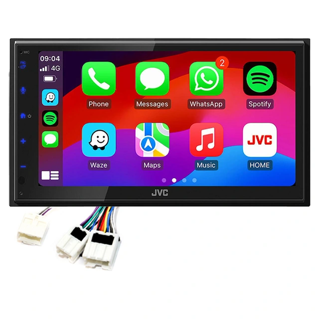 JVC KWM695DBW Bilradiopakke Patrol (2005-2010) u/Navigasjon 