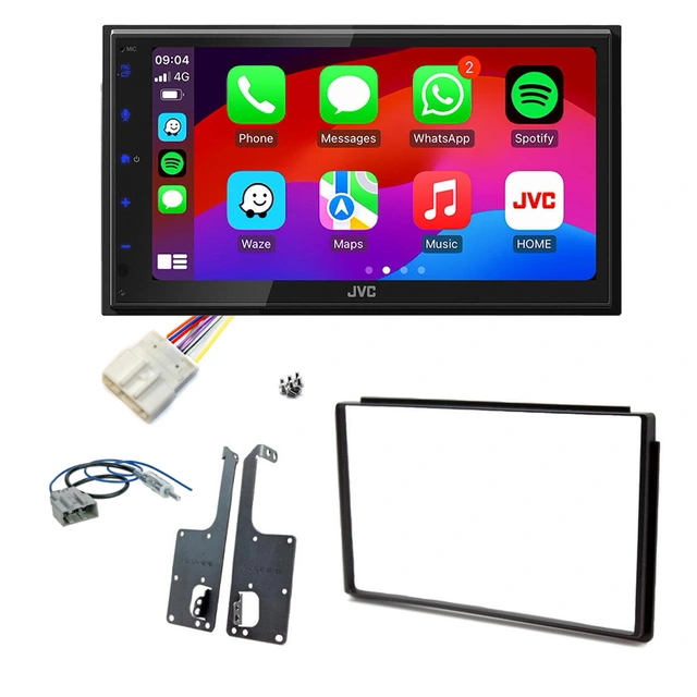 JVC KWM695DBW Bilradiopakke X-Trail (2007-2013) u/navi u/utv.lydsys. 