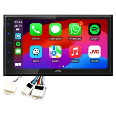 JVC KWM695DBW Bilradiopakke X-trail (2002-2006) m/OEM 2-DIN radio