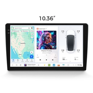 DUDU 7 Android multimediaenhet - 10,36" 8GB+128GB