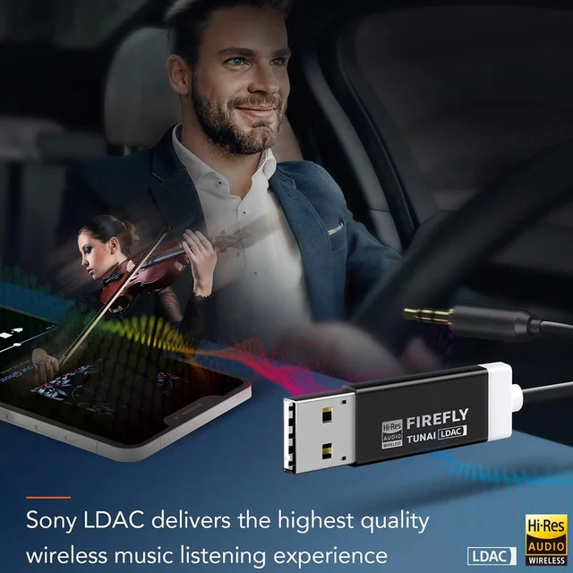 TUNAI Firefly Chat LDAC Bluetooth Bluetooth streaming og handsfree 