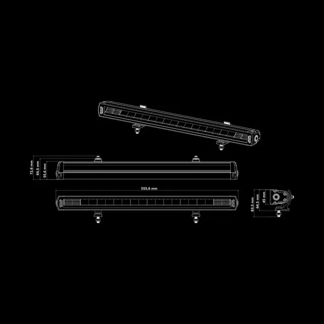 Strands Siberia XPA SR 22" ledbar 22", 7150 Lumen, Xperience-mode 