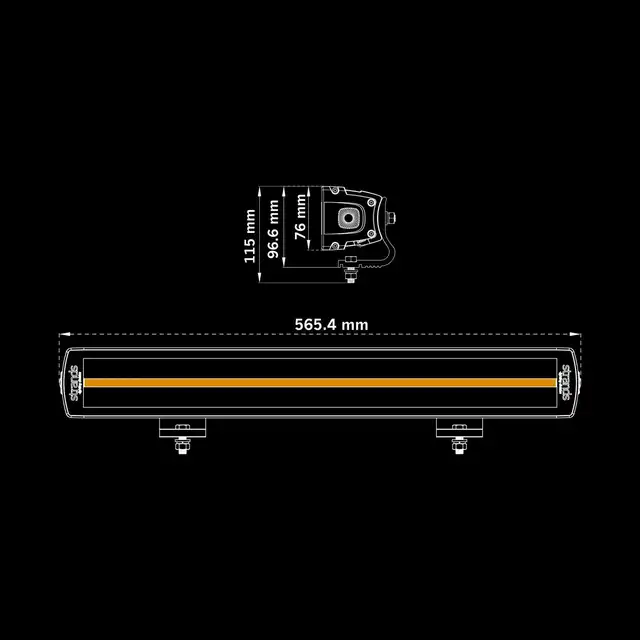 Strands Siberia XPA DR 22" ledbar 22", 11500 Lumen, Xperience-mode 