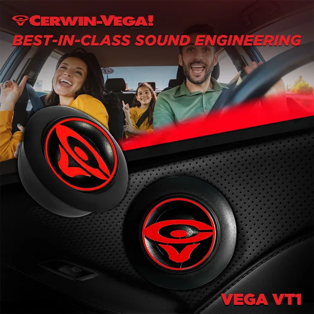 Cerwin Vega VT1 diskantpar 1", 60W RMS,VEGA-serie, 2025 Edition 