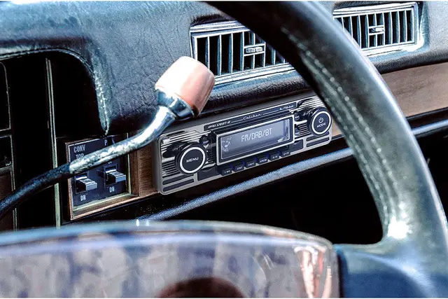 Caliber RMD120DAB retroradio DAB+, BT, krom, shortbody 