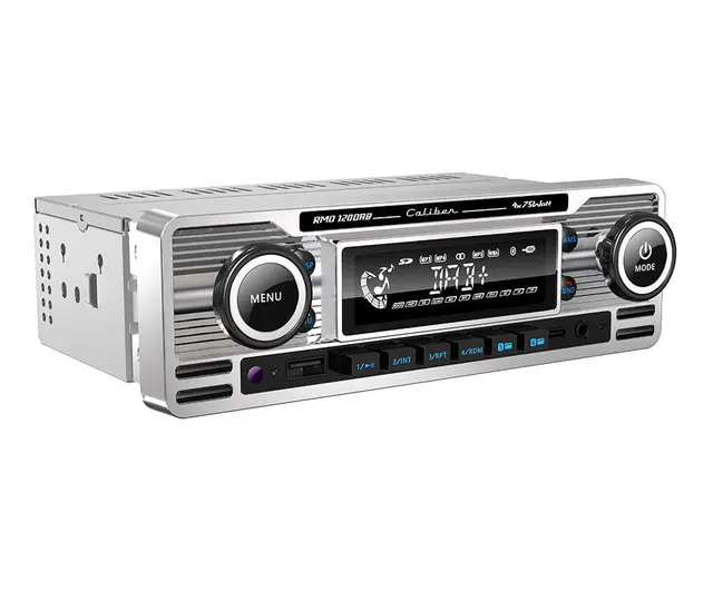 Caliber RMD120DAB retroradio DAB+, BT, krom, shortbody 