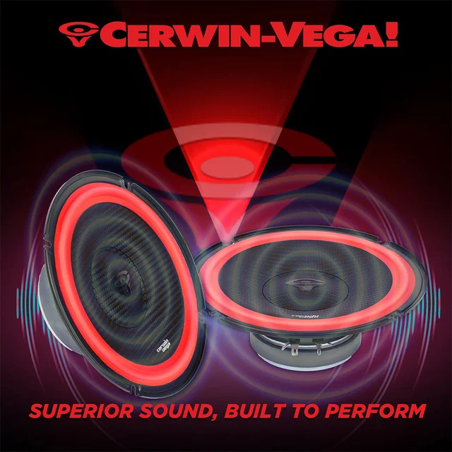 Cerwin Vega V80C komponentsett 8", 180W RMS,VEGA-serie, 2025 Edition 