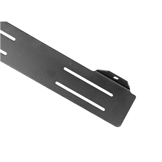 Skiltbrakett Rustfri Til to lamper. Sortlakkert. 