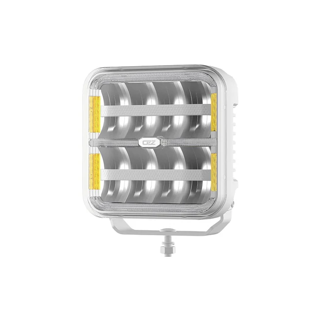 OZZ SQR 7" LED fjernlys, Arctic Edition 7", 8000 Lumen, pos.lys, varsellys 