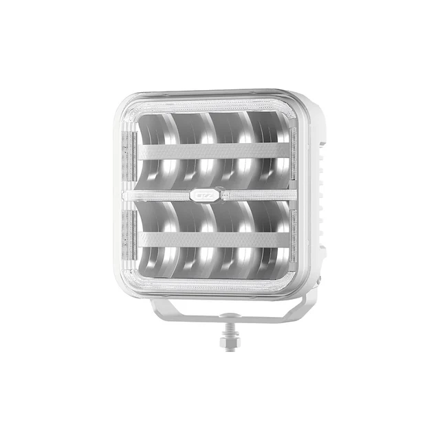OZZ SQR 7" LED fjernlys, Arctic Edition 7", 8000 Lumen, pos.lys, varsellys 