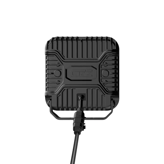 OZZ SQR 7" LED fjernlys, Sort 7", 8000 Lumen, pos.lys, varsellys 