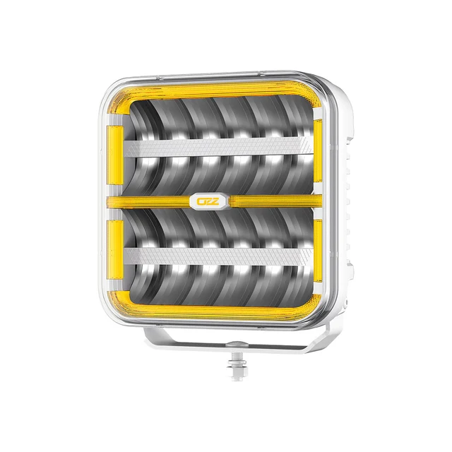 OZZ SQR 9" LED fjernlys, Arctic Edition 9", 12000 Lumen, pos.lys, varsellys 
