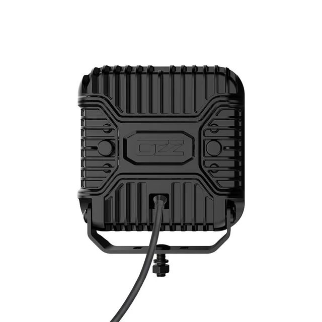 OZZ SQR 9" LED fjernlys, Sort 9", 12000 Lumen, pos.lys, varsellys 