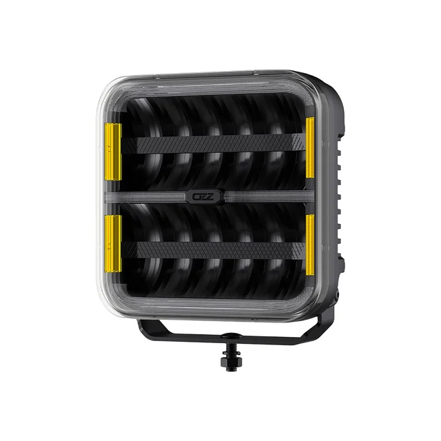 OZZ SQR 9" LED fjernlys, Sort 9", 12000 Lumen, pos.lys, varsellys 