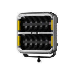 OZZ SQR 9" LED fjernlys, Sort 9", 12000 Lumen, pos.lys, varsellys