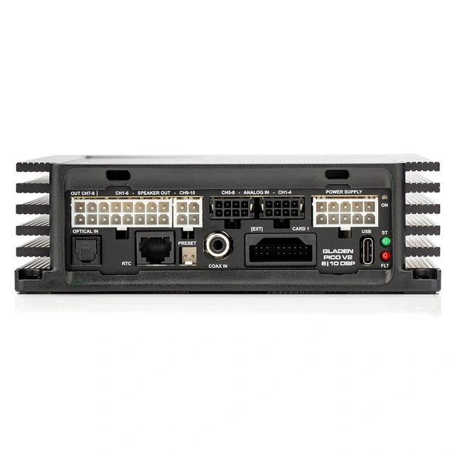 MOSCONI PICO V2 8|10 DSP 8-kanals forsterker, 10-kanals DSP, 600W 