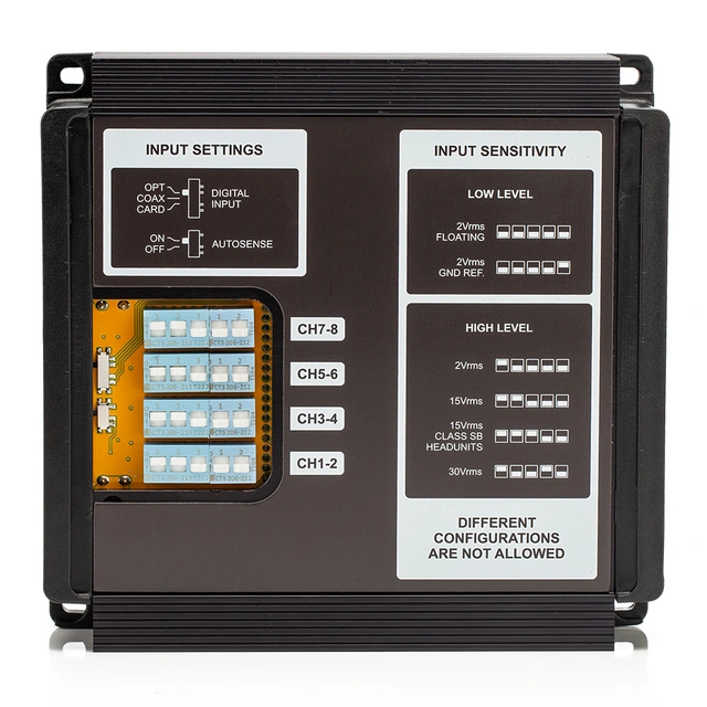 MOSCONI PICO V2 6|8 DSP 6-kanals forsterker, 8-kanals DSP, 440W 
