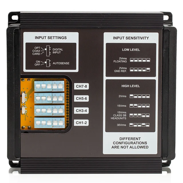 MOSCONI PICO V2 4|8 DSP 4-kanals forsterker, 8-kanals DSP, 460W 