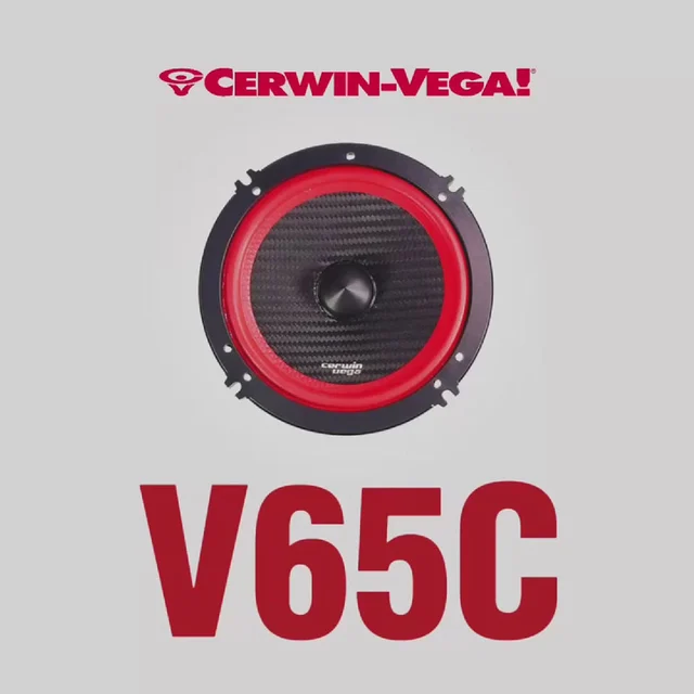 Cerwin Vega V65C komponentsett 6,5", 140W RMS,VEGA-serie, 2025 Edition 