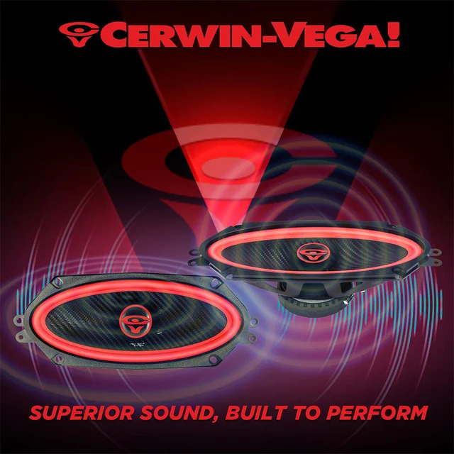 Cerwin Vega V410 høyttalerpar 4x10", 90W RMS,VEGA-serie, 2025 Edition 