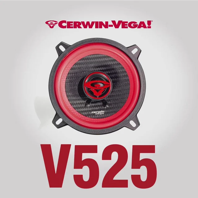 Cerwin Vega V525 høyttalerpar 5,25", 100W RMS,VEGA-serie, 2025 Edition 