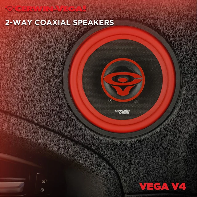 Cerwin Vega V4 høyttalerpar 4", 80W RMS,VEGA-serie, 2025 Edition 