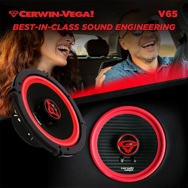 Cerwin Vega V65 høyttalerpar 6,5", 120W RMS,VEGA-serie, 2025 Edition 