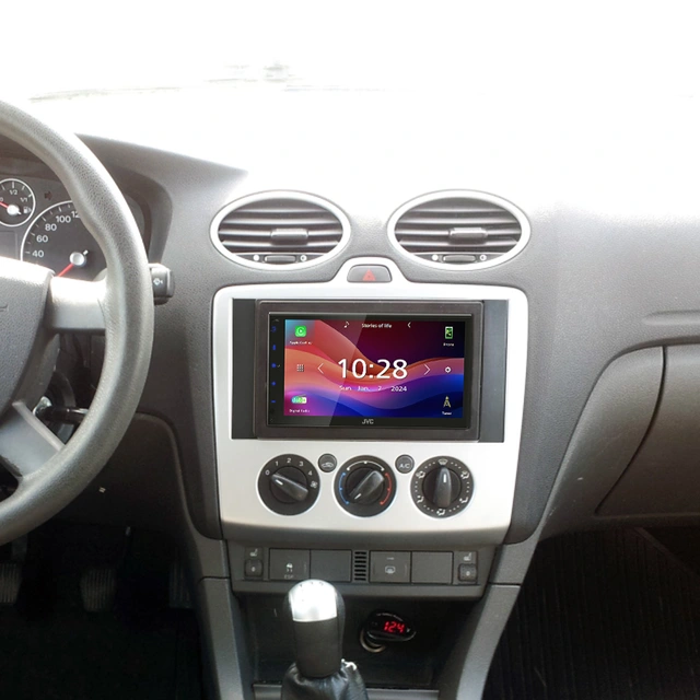 JVC KWM695DBW Bilradiopakke Ford (2003-2012) m/rektangulær radio 