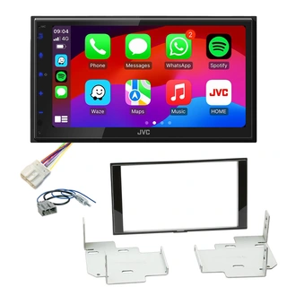 JVC KWM695DBW Bilradiopakke Micra/Note (2013-2018) u/navi u/utv.sys.