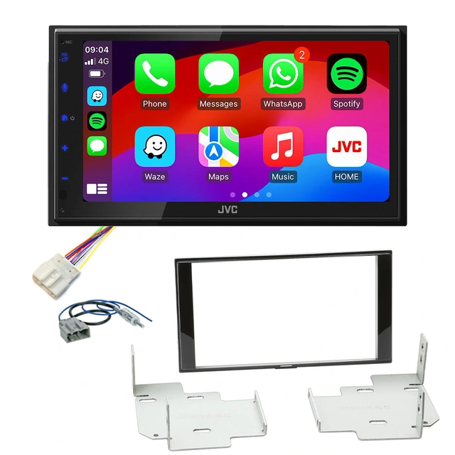 JVC KWM695DBW Bilradiopakke Micra/Note (2013-2018) u/navi u/utv.sys. 