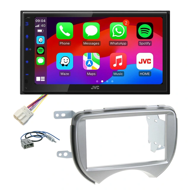 JVC KWM695DBW Bilradiopakke Micra (2011-2012) u/navi 