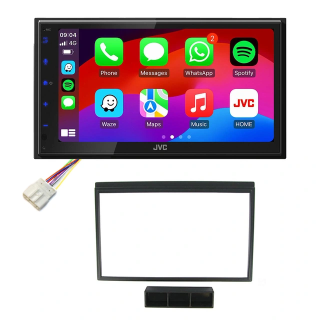 JVC KWM695DBW Bilradiopakke Micra (2008-2010) u/navigasjon 