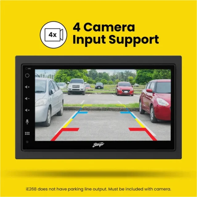 Stinger iE268E DAB+, BT, Trådløs Carplay & Android Auto 