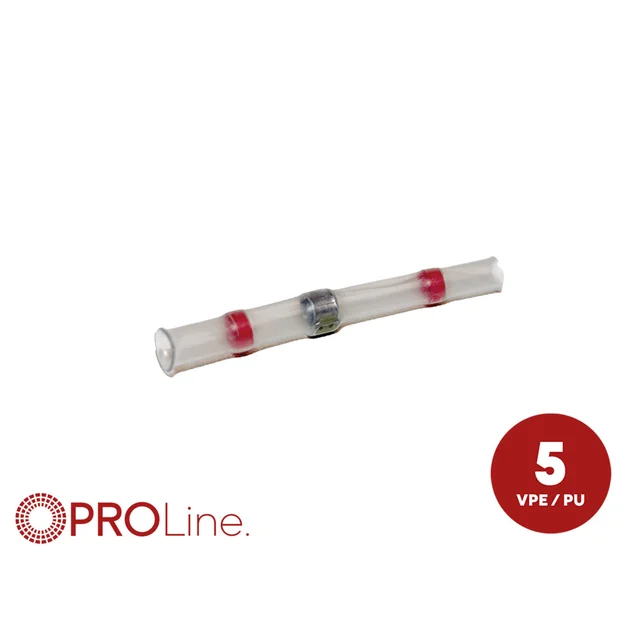 ACV Skjøtehylse med loddetinn 0,8-2,0mm², 42mm, 5 stk 