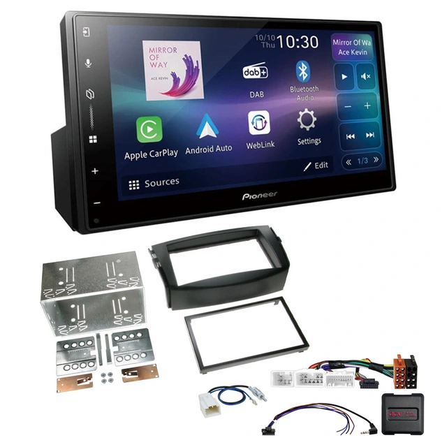 Pioneer SPH-DA77DAB Bilradiopakke Toyota Rav4 (2009-2012) 