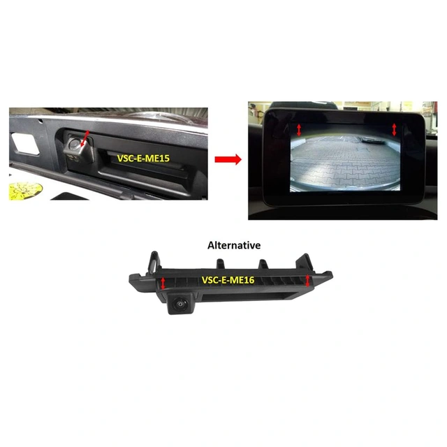 Navlinkz ryggekamera (AHD 1080p) MB (2015-2023) 