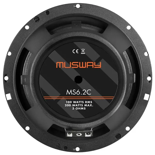 Musway MS6.2C komponentsett 6,5", 100W RMS, 3 Ohm 