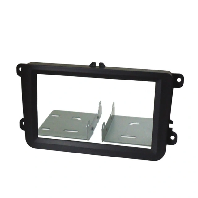 InCarTec 2-DIN monteringsramme - Sort VW/Skoda RCD/RNS-formfaktor 