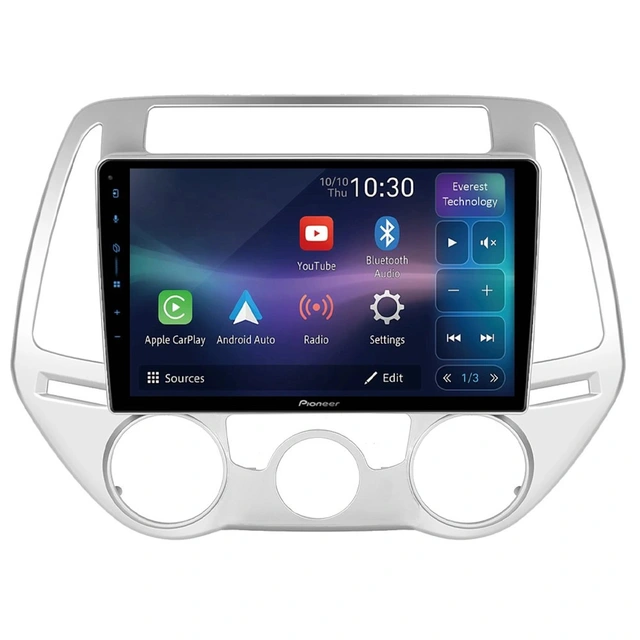 Pioneer Perfect Fit spiller til Hyundai Hyundai i20 (2012-2014) m/Manuell AC 