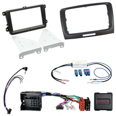 2-DIN monteringssett - komplett Skoda (2008-2015) m/Bolero/Swing