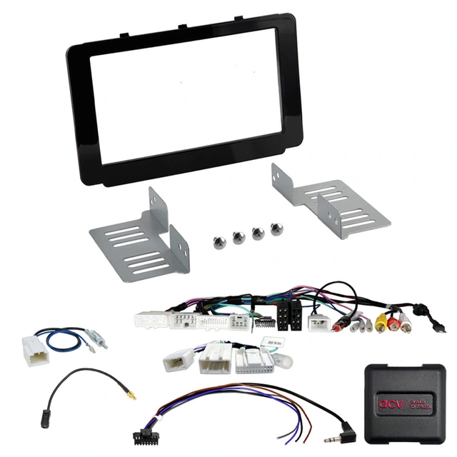 ACV 2-DIN monteringssett - komplett Hilux (2016-2025) m/ryggekamera 