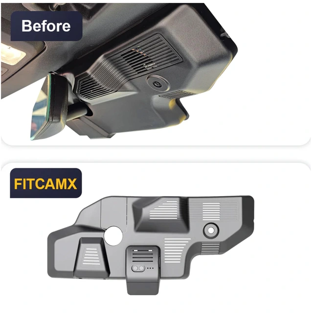 FITCAMX Integrert Plug & Play 4K Dashca Ford Mustang (2024 -->) 