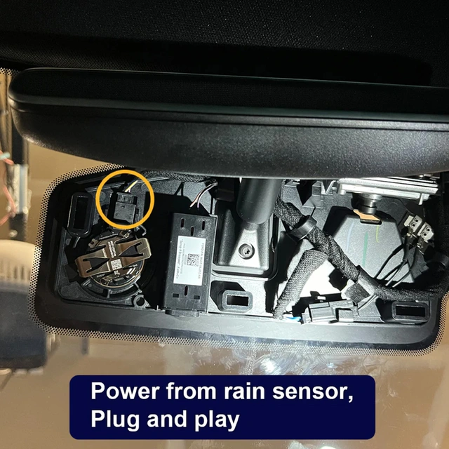 FITCAMX Integrert Plug & Play 4K Dashca Ford Mustang (2024 -->) 