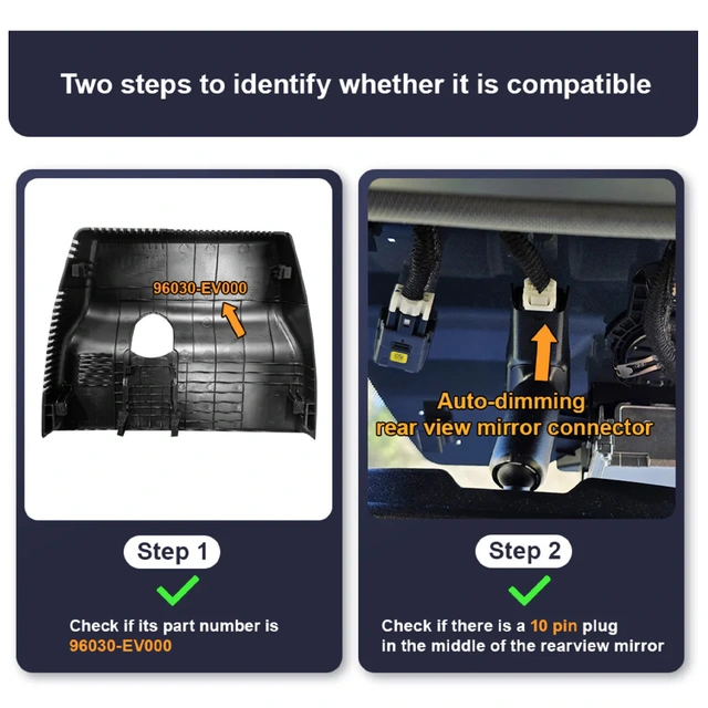 FITCAMX Integrert Plug & Play 4K Dashca Kia EV3 (2025 -->) 