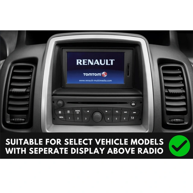 InCarTec Multifunksjonsadapter Renault (2001-2019) m/separat display 