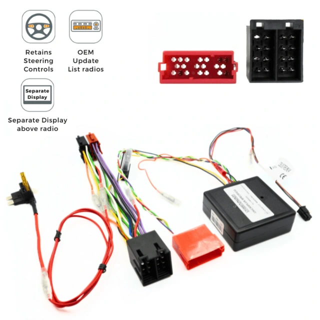 InCarTec Multifunksjonsadapter Renault (2001-2019) m/separat display 